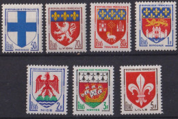 1958 FRANCE N** 1180 A 1186  MNH - Unused Stamps