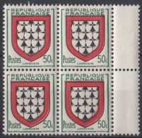 1951 FRANCE N** 900 MNH Bloc De 4 - Unused Stamps