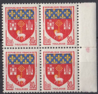 1958 FRANCE N** 1182 MNH Bloc De 4 - Unused Stamps