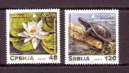 Serbia 2024 Europa Underwater Flora And Fauna (2) MNH - Serbie