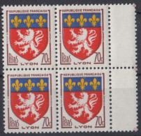 1958 FRANCE N** 1181 MNH Bloc De 4 - Unused Stamps