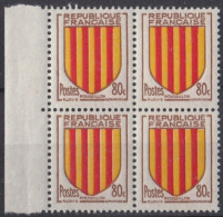 1955 FRANCE N** 1046 MNH Bloc De 4 - Unused Stamps