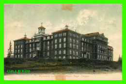 MOUNT ANGEL, OR - MONASTERY AND COLLEGE - TRAVEL IN 1908 - HERMANN SOUV. POST CARD CO - - Autres & Non Classés