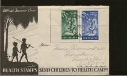 NEW ZEALAND - NUOVA ZELANDA - FDC - HEALTH STAMPS For CHILDREN CAMPS - FDC