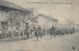 38)   VIRVILLE  -  Camp De CHAMBARAN  - Arrivée Au Camp Du 14 E De Ligne - Viriville