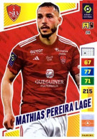 24 Mathias Pereira Lage - Stade Brestois 29 - Carte Panini Adrenalyn XL 2023-2024 Ligue 1 - Tarjetas