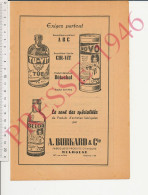 2 Vues Publicité 1946 Burkard Mulhouse Tu-Vit Novo Belor + Les Coopérateurs Mulhouse Thann Guebwiller - Sin Clasificación