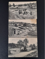 Lot De 3 Carte Postale Ancienne Cpa Rougé Mines De Bonne Fontaine - Mijnen