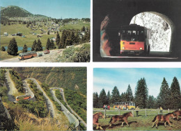 CPA CARTE POSTALE SUISSE 4 X POSTALAUTO AUTO PÖSTALE CAR POSTAL - Verzamelingen & Kavels