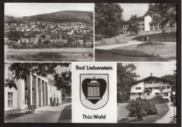 BAD LIEBENSTEIN THÜR.WALD BLICK VON DER REICHSHÖHE THERAPIEGEBÄUDE BADEHAUS KLUBHAUS SALVADOR ALLENDE CARTOLINA FG NUOVA - Bad Liebenstein