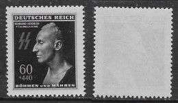 Bohemia Moravia 1943 Heydrich Mi N.131 Complete Set MNH ** - Unused Stamps