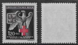 Bohemia Moravia 1943 Red Cross Mi N.132 Complete Set MNH ** - Ungebraucht