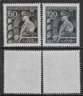 Bohemia Moravia 1944 Hitler's Birthday Mi N.136-137 Complete Set MNH ** - Unused Stamps