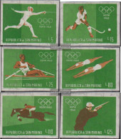 San Marino 675-680 (complete Issue) Unmounted Mint / Never Hinged 1960 Olympics Summer Rome - Ongebruikt