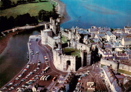 73957171 Caernarvon_Caernafon_Wales_UK Caernavon Castle Aerial View - Otros & Sin Clasificación