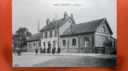 CPA (62) Bully Grenay. La Gare.  (8A.020) - Other & Unclassified