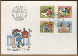 SVIZZERA  SUISSE -  FDC 1984  -  PRO JUVENTUTE - FDC