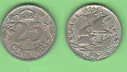 Spain Spagna 25 Cèntimos 1925 Typological Coin  K 740 - First Minting