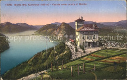 12056589 Monte Bre Lugano Kulmhotel Verso Ponte Di Melide Monte Bre Lugano - Sonstige & Ohne Zuordnung
