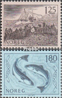 Norwegen 751-752 (kompl.Ausg.) Postfrisch 1977 Fischfang - Unused Stamps