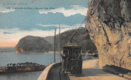 Baie D'EZE (Alpes-Maritimes) - Tram Route De Nice à Monaco - Tramway - Tirage Couleurs - Voyagé 1912 (2 Scans) - Eze