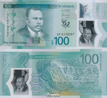 Jamaica Pick-Nr: W97 (01.06.2022) Bankfrisch 2022 100 Dollars - Jamaica