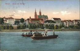 12055459 Basel BS Rhein Muenster Boote Basel BS - Sonstige & Ohne Zuordnung