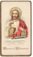 HERAULT LODEVE SOUVENIR PIEUX COMMUNION CATHEDRALE SAINT FULCRAN ELIE CLAVEL IMAGE PIEUSE CHROMO HOLY CARD SANTINI - Images Religieuses