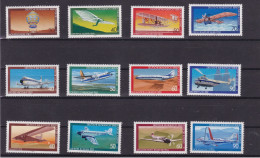 GERMANIA BERLINO -  STORIA AERONAUTICA NUOVO MNH - NR 3 SERIE - IL GIRO COMPLETO - Flugzeuge