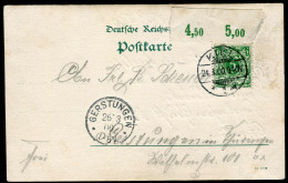 Deutsches Reich, 1900, 46 OR, Brief - Altri & Non Classificati