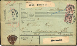 Deutsches Reich, 1892, 47,48,50 (6), Brief - Andere & Zonder Classificatie