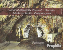 Österreich Block73 (kompl.Ausg.) Postfrisch 2013 Adelsberger Grotte - Blokken & Velletjes