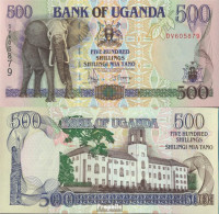 Uganda Pick-Nr: 35a (1994) Bankfrisch 1994 500 Shillings - Uganda