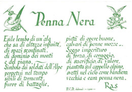 PENNA NERA   - ELEGIA DELLA PENNA -- ALPINI V 139 - Autres & Non Classés