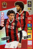 377 Dante / Jean-Clair Todibo - OGC Nice - Fusion - Carte Panini Adrenalyn XL 2023-2024 Ligue 1 - Trading Cards