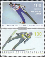 Austria 2831-2832 (complete Issue) Unmounted Mint / Never Hinged 2009 Skispringer - Ungebraucht