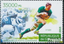 Guinea 11277 (kompl. Ausgabe) Postfrisch 2015 Rugby - Guinée (1958-...)