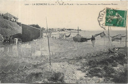 LA BERNERIE Sur La Plage. Le Coin Des Pêcheurs Des Cabannes Noires - La Bernerie-en-Retz