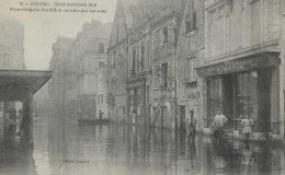 E/ 03               49   Angers     -   Inondations 1910  -  Place Grégoire-bordillon - Angers