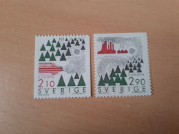 TIMBRES  SUEDE    EUROPA   1986   N  1377  /  1378    NEUFS  LUXE** - 1986