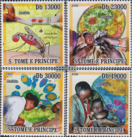 Sao TomE E PrincipE 4150-4153 (complete Issue) Unmounted Mint / Never Hinged 2009 Fight The Malaria - Sao Tome En Principe