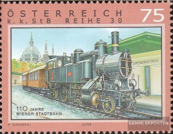 Austria 2756 (complete Issue) Unmounted Mint / Never Hinged 2008 Railways - Nuovi