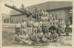 Militaires-ref E66-carte Photo -militaires -militaria -regiments -regiment Artillerie -canons - Canon - - Materiaal