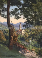 12048699 Astano Ausblick Aus Dem Park Pension Post Kirche Astano - Other & Unclassified