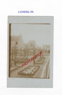 LOMME-59-Tombes-Cimetiere-CARTE PHOTO Allemande-GUERRE 14-18-1 WK-MILITARIA- - Oorlogsbegraafplaatsen