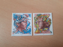 TIMBRES  SUISSE    EUROPA   1986   N  1244  /  1245    NEUFS  LUXE** - 1986