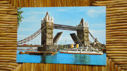 Royaume-uni , London , Tower Bridge "" Carte Animée , Beau Bateau "" - Sonstige & Ohne Zuordnung