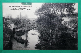 N°137 SEMEUSE CARTE POSTALE PONT SCORFF MORBIHAN BOITE RURALE SUPLEMENTAIRE A2 POUR NANTES LOIRE INFERIEURE 1912 FRANCE - 1877-1920: Semi-moderne Periode