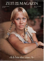 Zeit Magazine Germany 2013-18 Abba Agnetha  - Zonder Classificatie