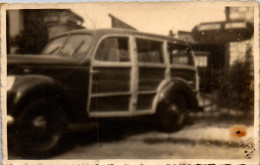 Photographie Photo Vintage Snapshot Amateur Automobile Voiture Auto Break - Automobili